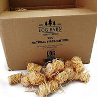 Picture of Premium Natural Wood Wool Firelighters - 200 Piece Box for Effortless Lighting